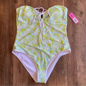 Ninety Nine • One Piece Halter Style Bathing Suit • NWT • Size XL Final Price